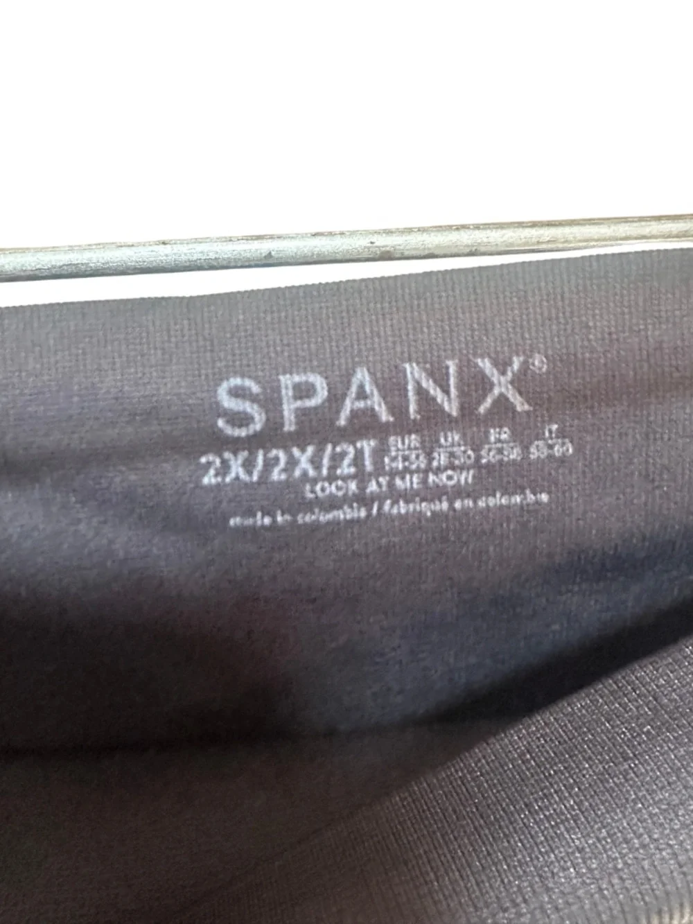 Spanx Black Leggings - Women's 2X